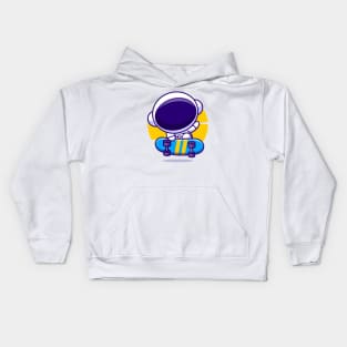 Skater Astronaut Kids Hoodie